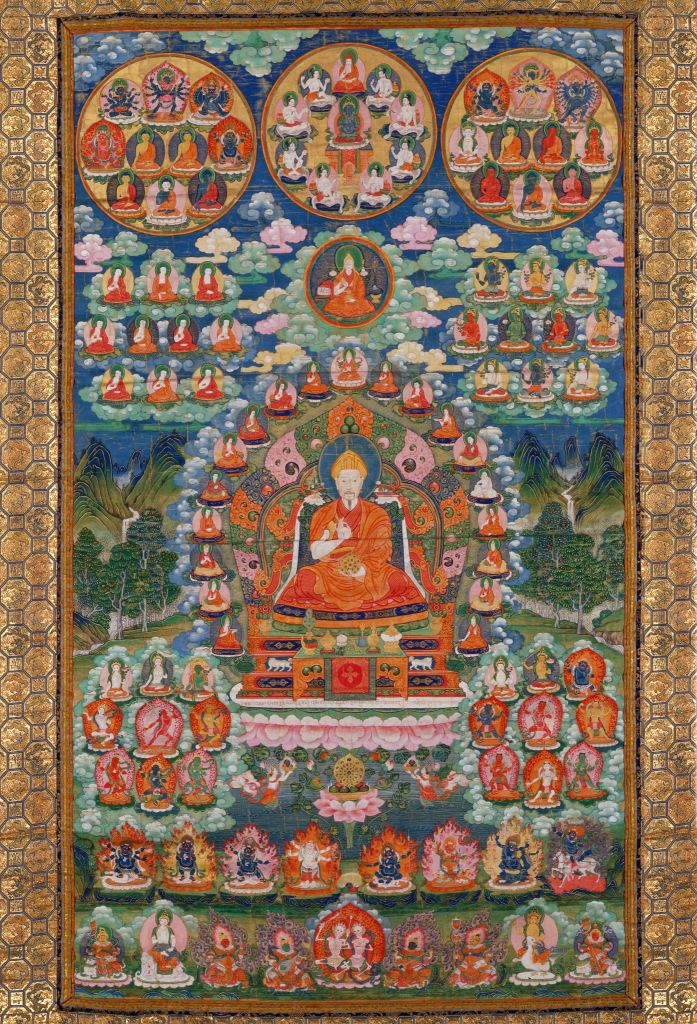 图片[1]-Emperor Qianlong Buddha costume Thangka-China Archive